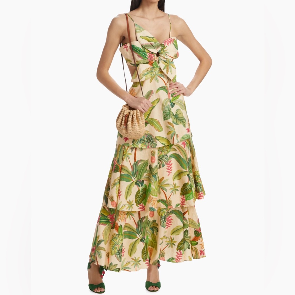 FARM Rio Tropical Print Maxi Dress